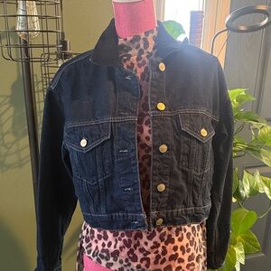 American Eagle Outfitters Dark Blue Denim Jacket